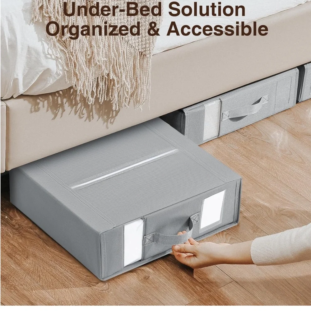 Bed sheet organizers and storage - Set of 6